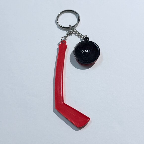 New York Rangers NHL Hockey Stick & Puck Keychain - Picture 2 of 2